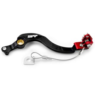 SPP-ASB-112 HON REAR BRAKE PEDAL RED TIP