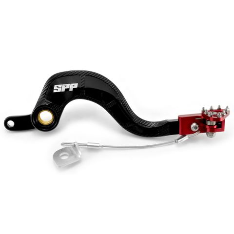 SPP-ASB-117 SUZ REAR BRAKE PEDAL RED TIP