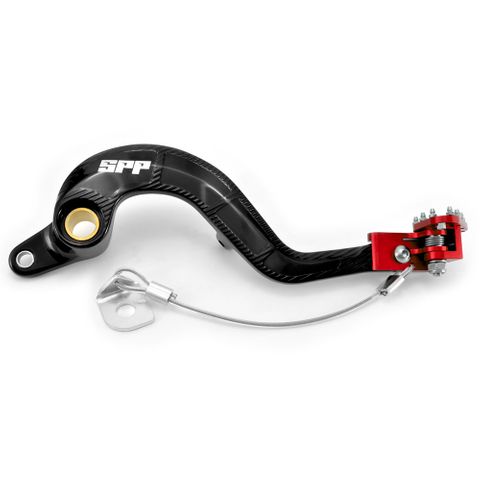 SPP-ASB-121R YAM REAR BRAKE PEDAL RED TIP