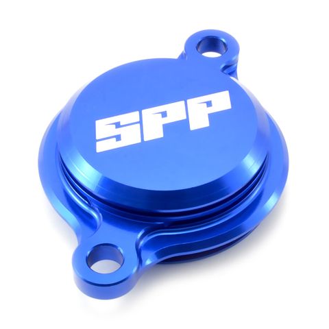 Spp Oil Filter Cover Yamaha Yz250-450F/Fx Wr250-450F Blue