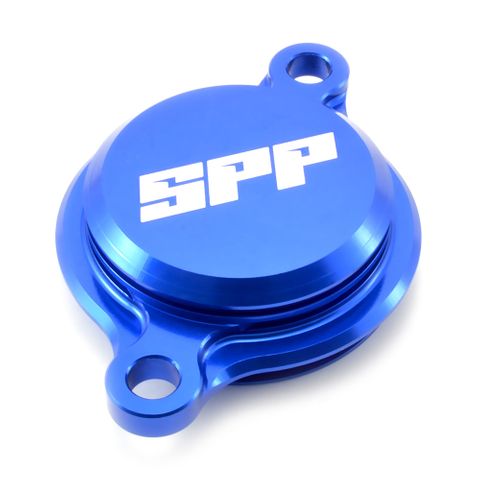 SPP-ASOC-01 OIL FILTER COVER YAMAHA BLUE