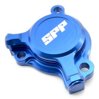 Spp Oil Filter Cover Yamaha Yz250-450F Wr250-450F Gas Gas Ec250-450 Blue