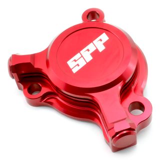 Spp Oil Filter Cover Yamaha Yz250-450F Wr250-450F Gas Gas Ec250-450 Red