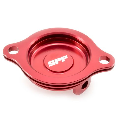 SPP-ASOC-09 OIL FILTER COVER RED