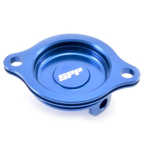 SPP-ASOC-09B OIL FILTER COVER BLUE