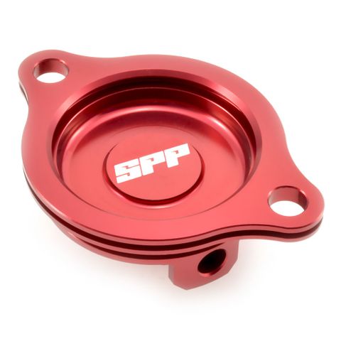 SPP-ASOC-05 OIL FILTER COVER HONDA RED