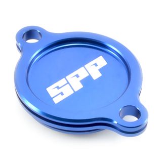 Spp Oil Filter Cover Kawasaki Kx250F 05-18 Blue
