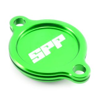 Spp Oil Filter Cover Kawasaki Kx250F 05-18 Green