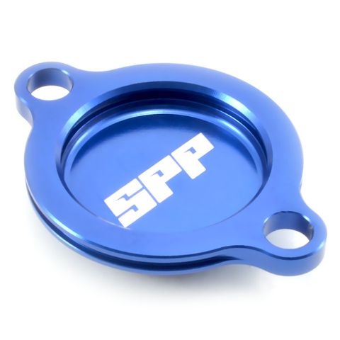 Spp Oil Filter Cover Various Ktm 250-530 Blue