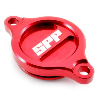 Spp Oil Filter Cover Suzuki Rmz250-450 Rmx450Z Red