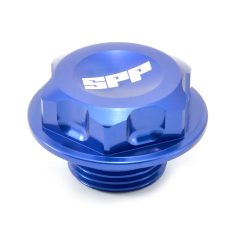 Spp Steering Stem Nut Blue