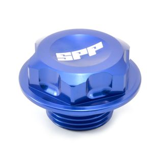 Spp Steering Stem Nut Blue