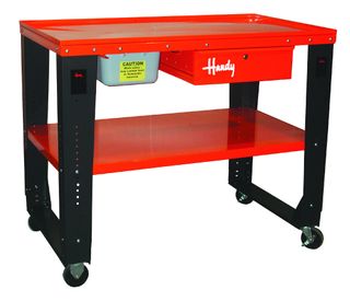 Handy Deluxe Tear Down Table 180Lbs Orange/Black