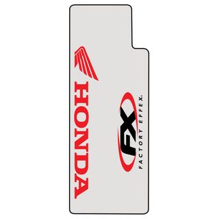 06-38302 HONDA CLEAR UPPER FORKS W/ RED LOGO