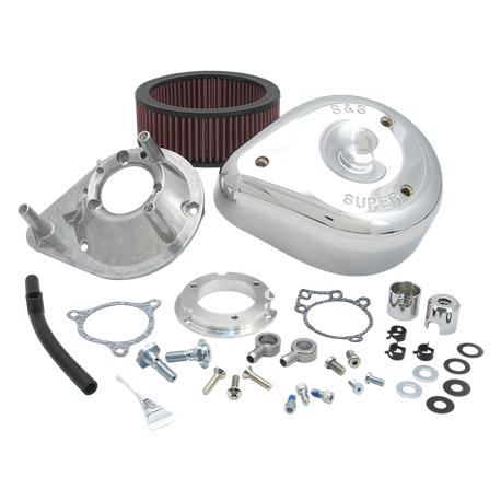 SS-106-2091 TEARDROP AIR CLEANER KIT, CHROME