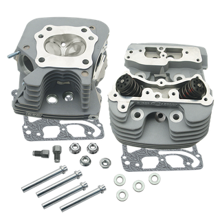 S&S Super Stock 79Cc Cylinder Head Kit For 2006-'16 Hd Big Twins - Silver Powder Coat Finish