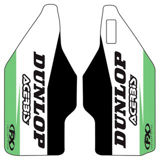 Factory Effex Fork Guards Kawasaki Kx250F/450F 06-08 Sponsor Logo