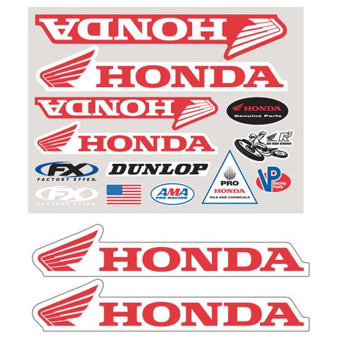 08-82310 FACTORY RIDER IRON ON SPONSOR KIT