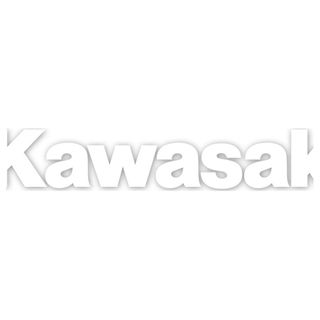 Factory Effex Die Cut Sticker 36" Kawasaki White