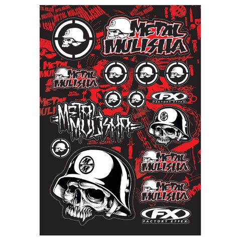 14-68050 METAL MULISHA STICKER SHEET