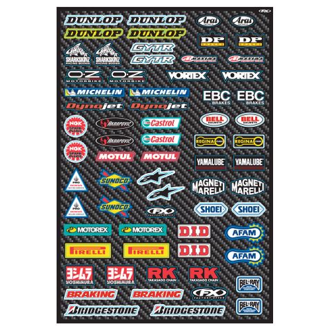 15-68002 SB SPONSOR/LOGO STICKER SHEET