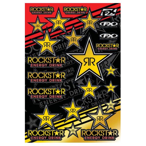 15-68700 ROCKSTAR ENERGY GOLD REFLECTIVE SHEET