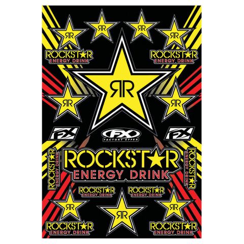 15-68702 ROCKSTAR ENERGY STICKER SHEET