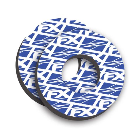 15-67920 MOTO GRIP DONUT - BLUE/WHITE