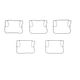 C9278 UPPER ROCKER COVER GASKET, 5 PACK