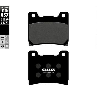 FD057G1054 GALFER YAMAHA XJR12/13 94-00 SEMI-METALL