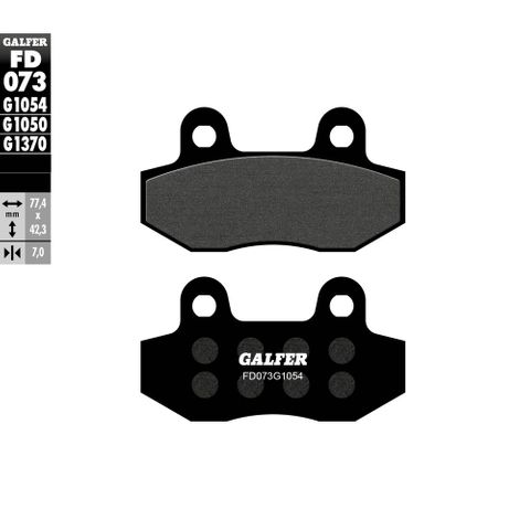 FD073G1054 GALFER HYOSUNG GT650 05-15 SEMI-METALLIC