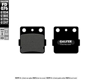 Galfer Semi-Metallic Compound 17