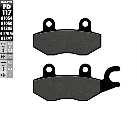 FD117G1054 SEMI-METALLIC COMPOUND