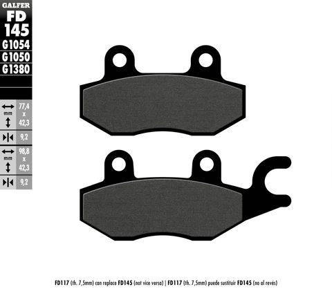 FD145G1054 SEMI-METALLIC COMPOUND