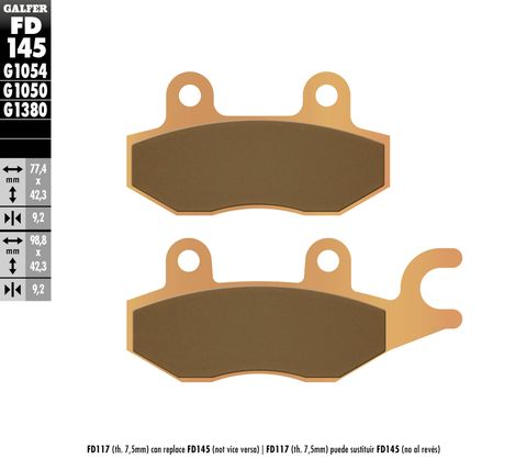 FD145G1380 HH SINTERED COMPOUND