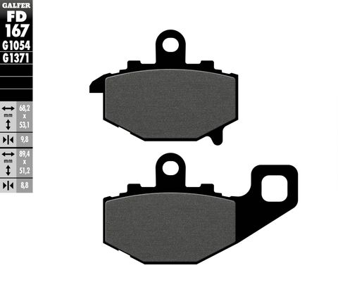 FD167G1054 SEMI-METALLIC COMPOUND