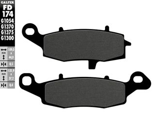 FD174G1054 SEMI-METALLIC COMPOUND LEFT SIDE ONLY