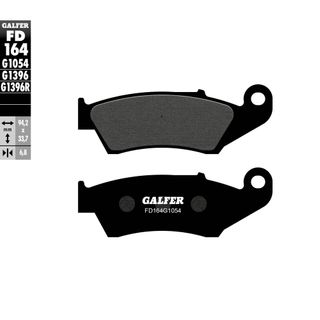 FD164G1054 FRONT SEMI-METALLIC COMPOUND