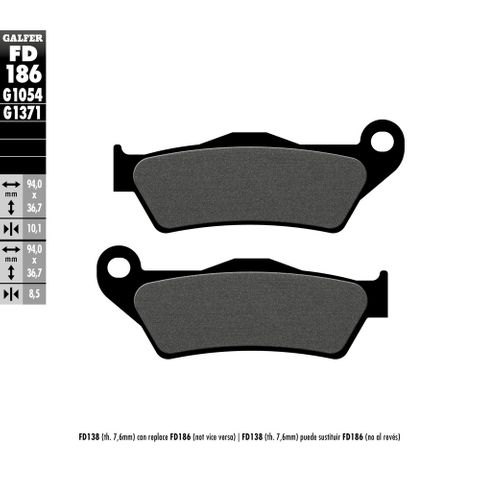 FD186G1054 SEMI-METALLIC COMPOUND