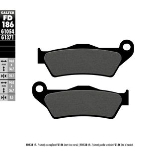 FD186G1054 SEMI-METALLIC COMPOUND