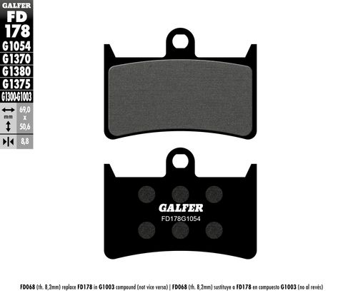 FD178G1054 SEMI-METALLIC COMPOUND