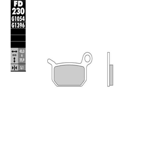 FD262G1054 SEMI-METALLIC COMPOUND