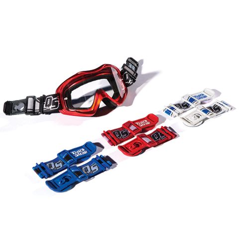 Factory Effex Goggle Quick Straps White