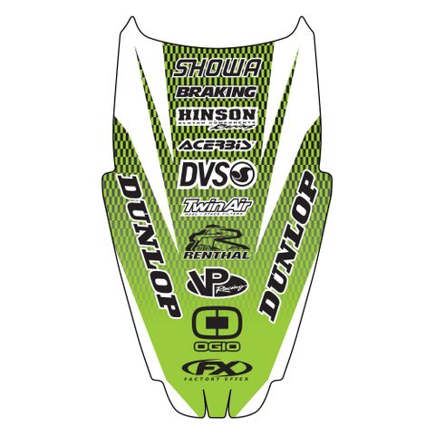 14-32124 KX250F/450F 06-08 REAR FENDERS