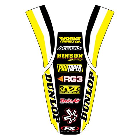 11-32424 RMZ450 2008-10 REAR FENDERS