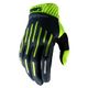 ONE-10014-322-11 RIDEFIT GLOVES FLUO YELLOW/CHARCOAL MD