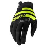 100% Itrack Fluo Yellow/Black Gloves