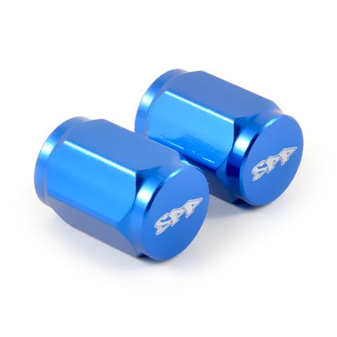 Spp Valve Caps Hex Head Blue