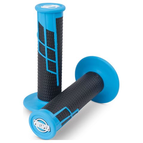 PT021656 PT GRIP CLAMPON 1/2 WAFFLE NEON BLUE/BLK