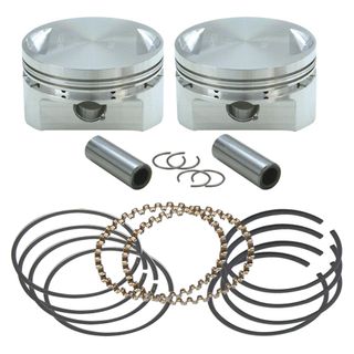 S&S 31/2" Bore Forged Stroker Piston Kits For Stock Heads Or S&S Performance Replacement Heads - +.010"